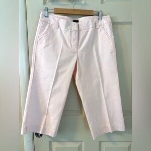 NWT J. Crew carnation pink favorite fit capri chinos Size 10